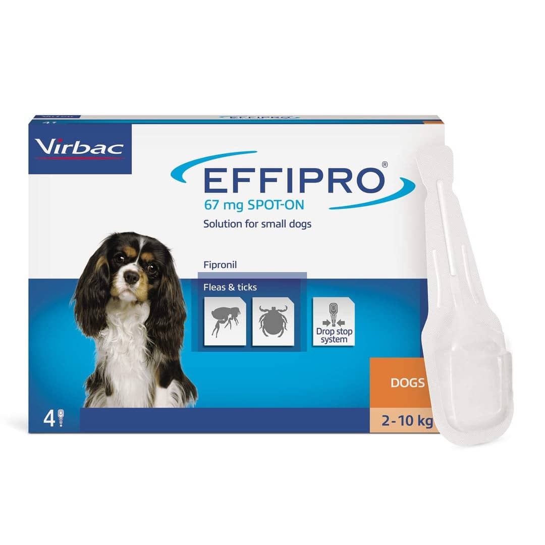 Effipro pretblusu pilieni suņiem 2–10 kg 67 mg N4